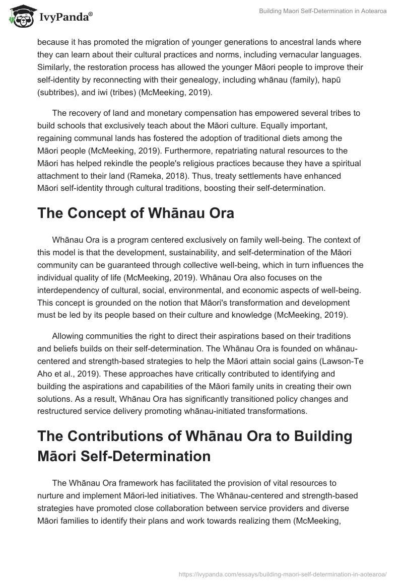 Building Maori Self-Determination in Aotearoa. Page 4