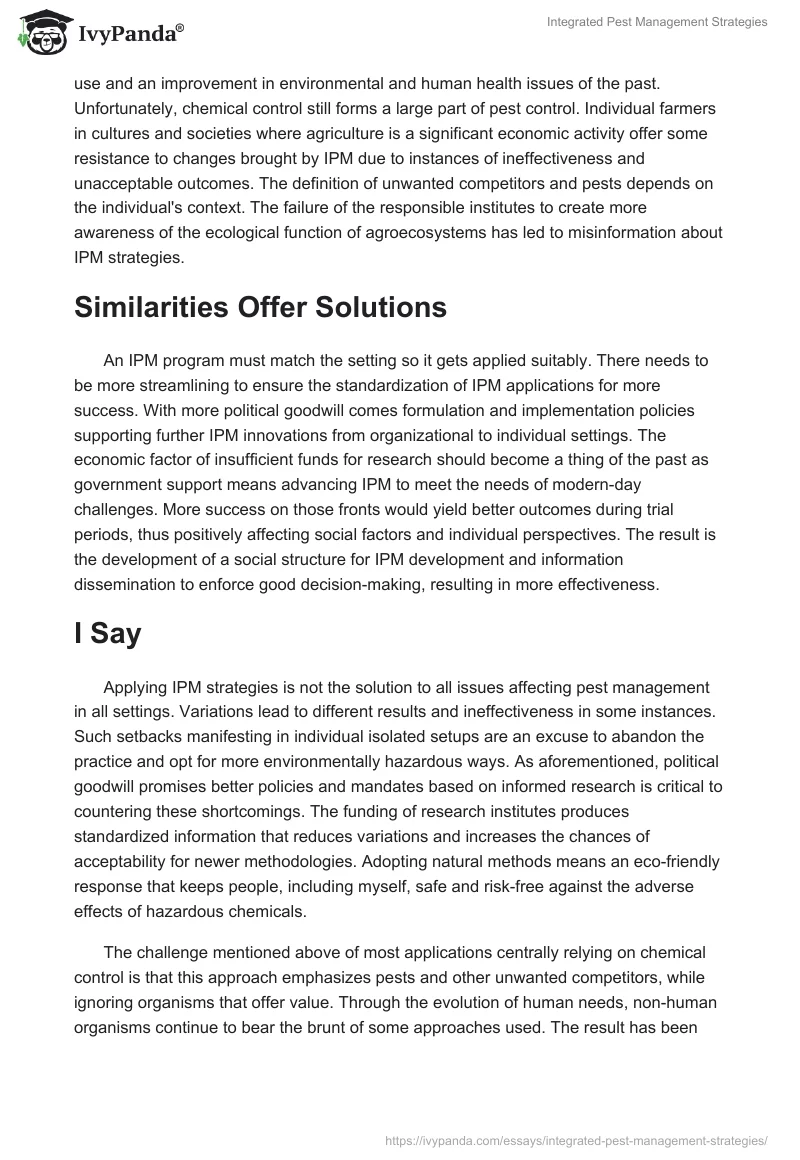 Integrated Pest Management Strategies. Page 2
