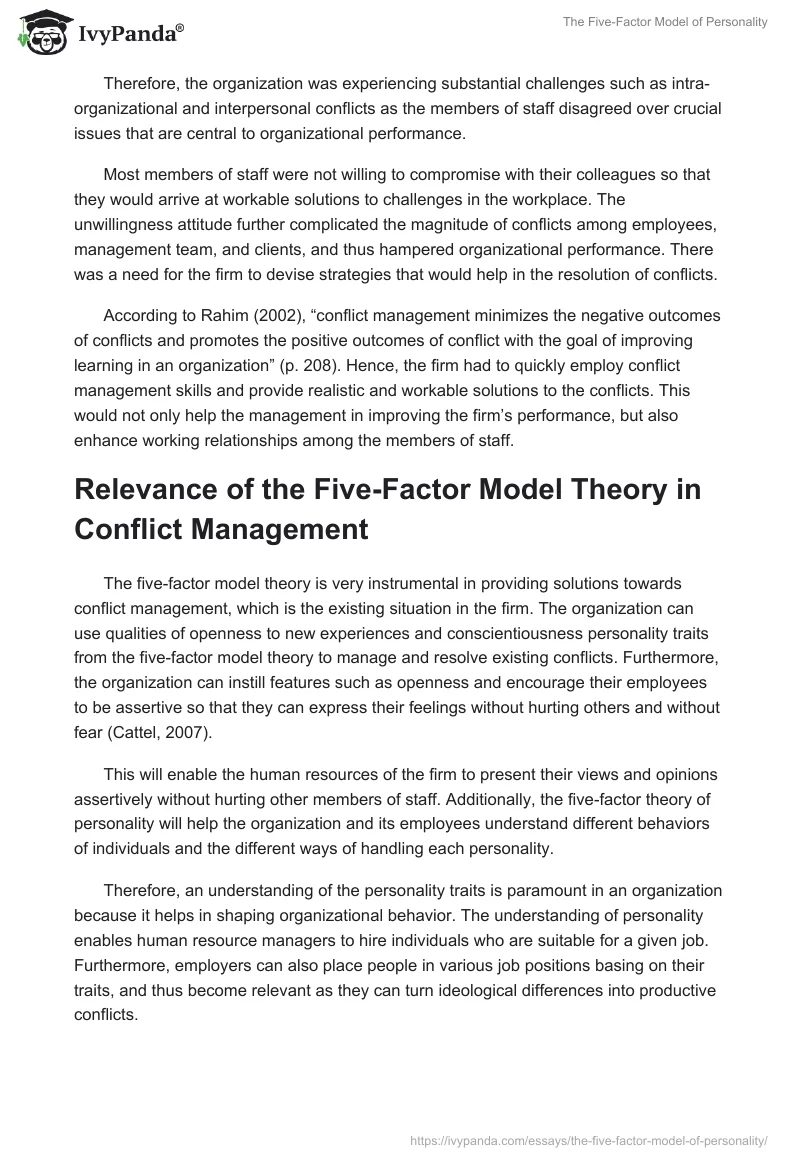 The Five-Factor Model of Personality. Page 4