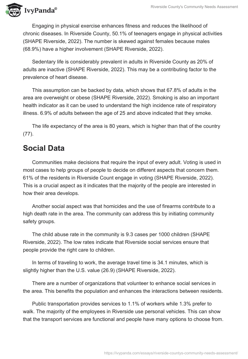 Riverside County's Community Needs Assessment. Page 4
