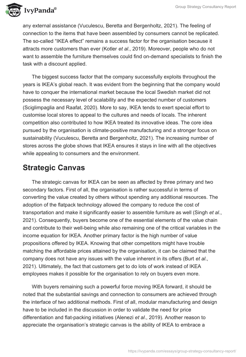 Group Strategy Consultancy Report. Page 3