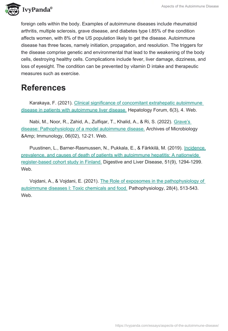 Autoimmune Diseases: Types, Epidemiology, Symptoms & More. Page 4