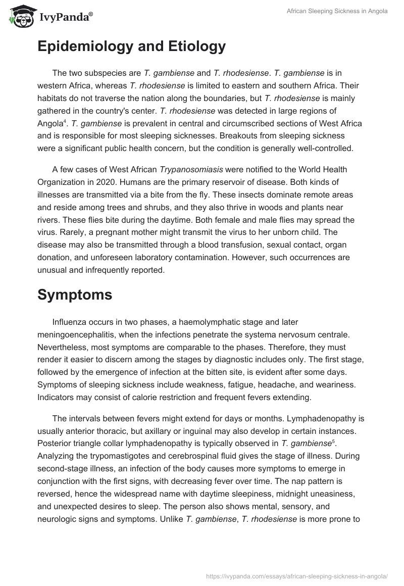 African Sleeping Sickness in Angola. Page 2