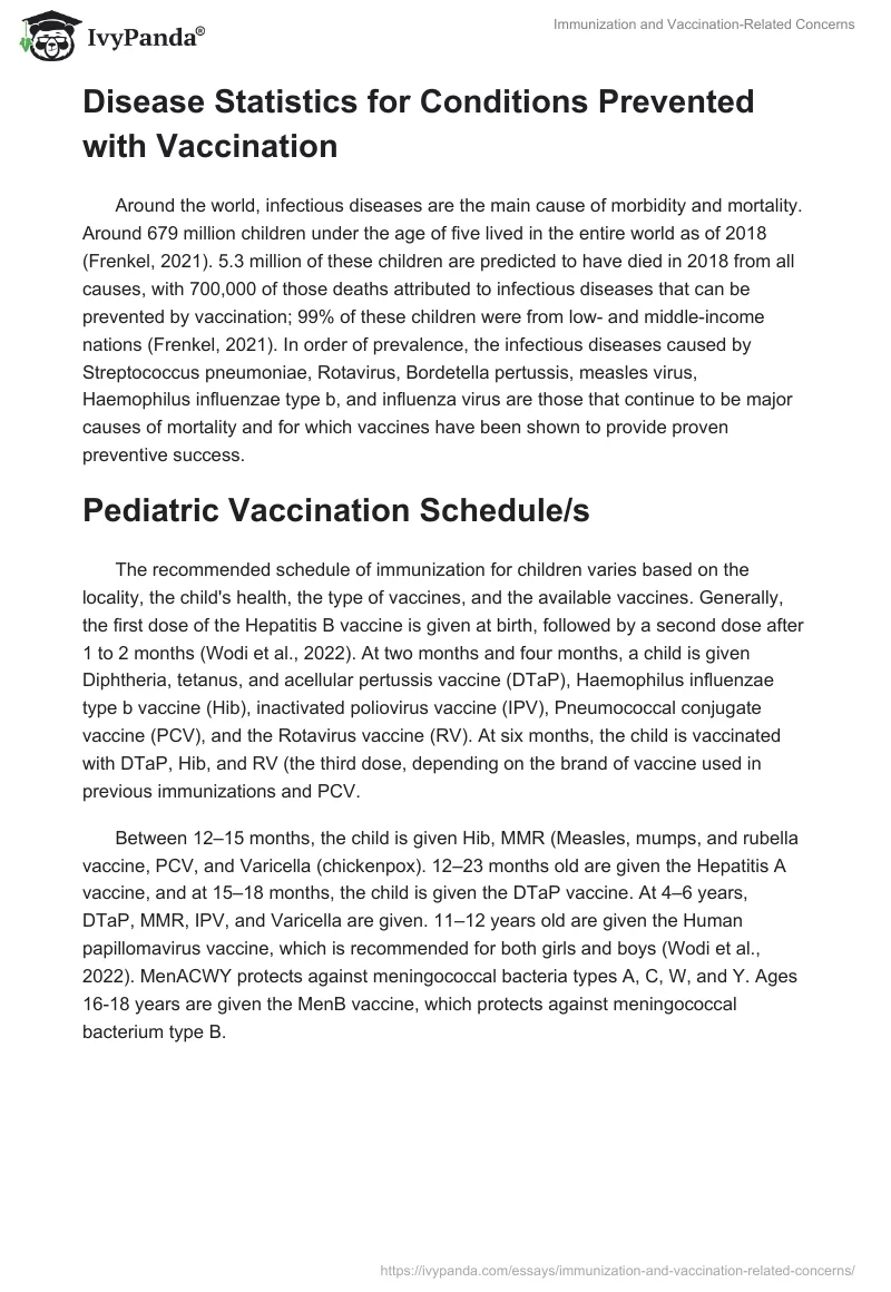 Immunization and Vaccination-Related Concerns. Page 4