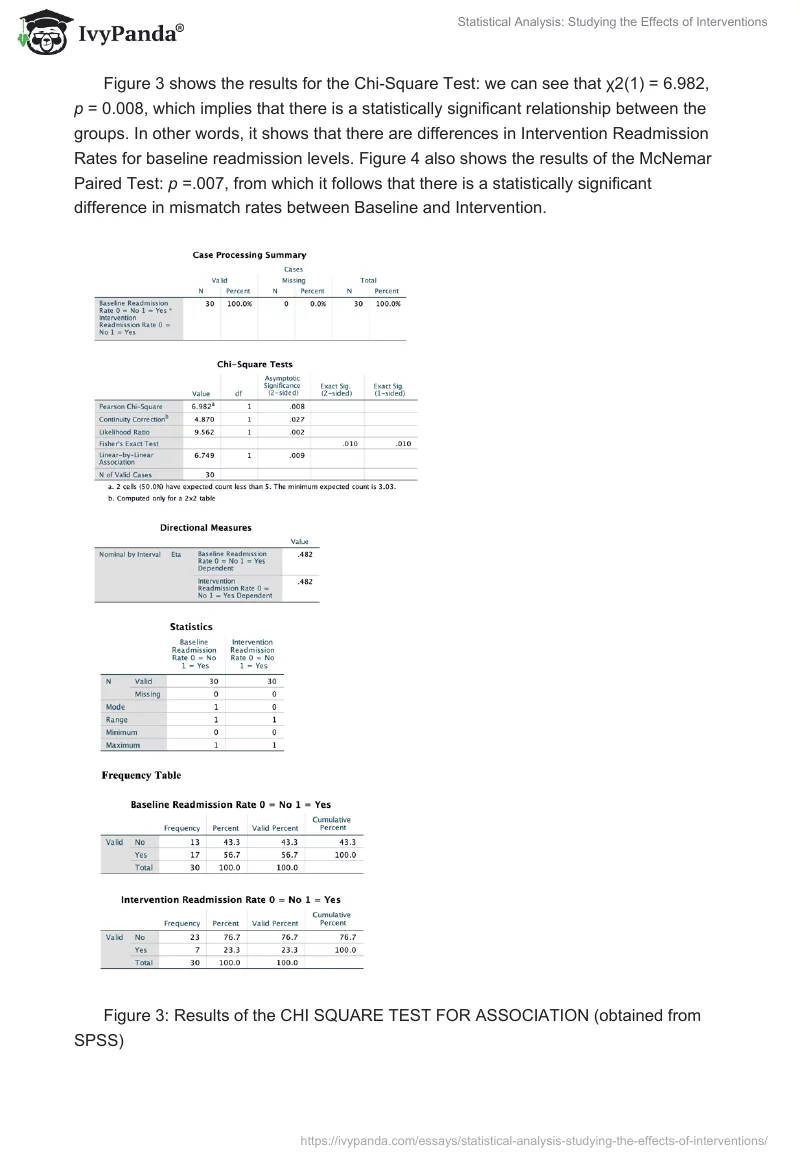 Statistical Analysis: Studying the Effects of Interventions. Page 4