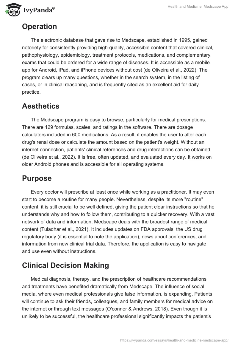 Health and Medicine: Medscape App. Page 2