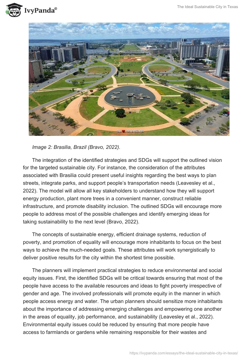 The Ideal Sustainable City in Texas. Page 5