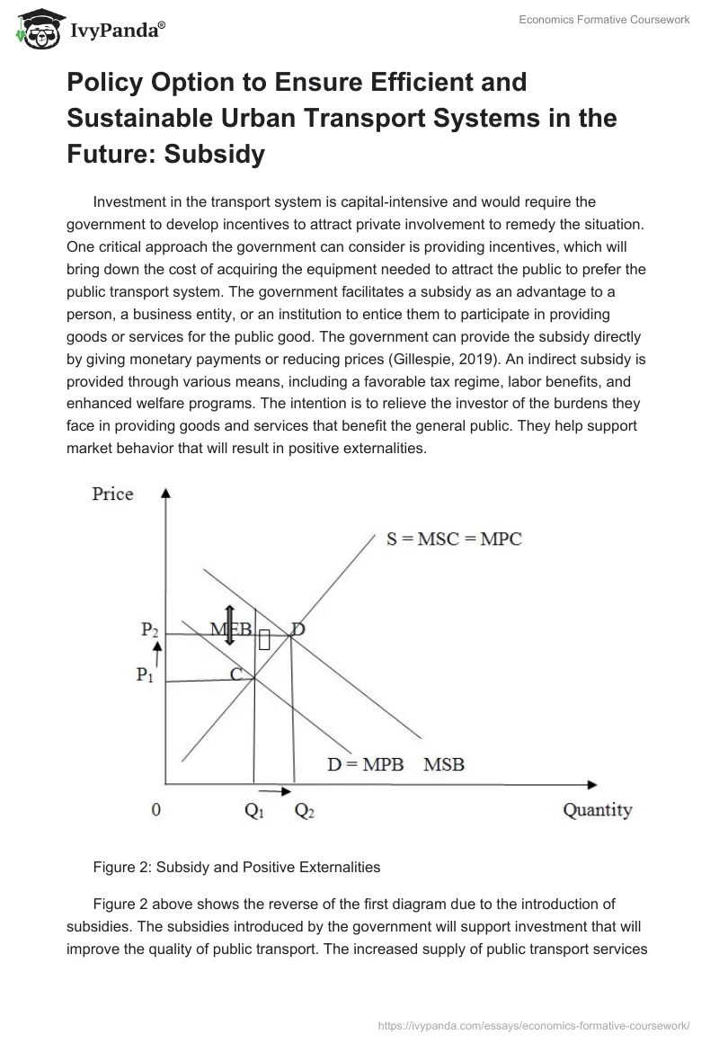 Economics Formative Coursework. Page 3