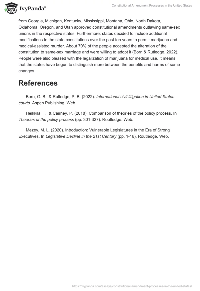 Constitutional Amendment Processes in the United States. Page 2