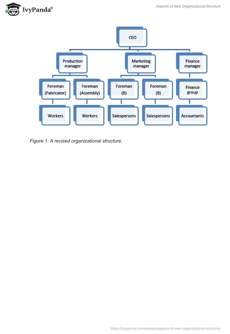 Aspects of New Organizational Structure. Page 3