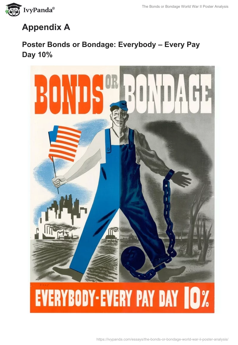 The Bonds or Bondage World War II Poster Analysis. Page 4