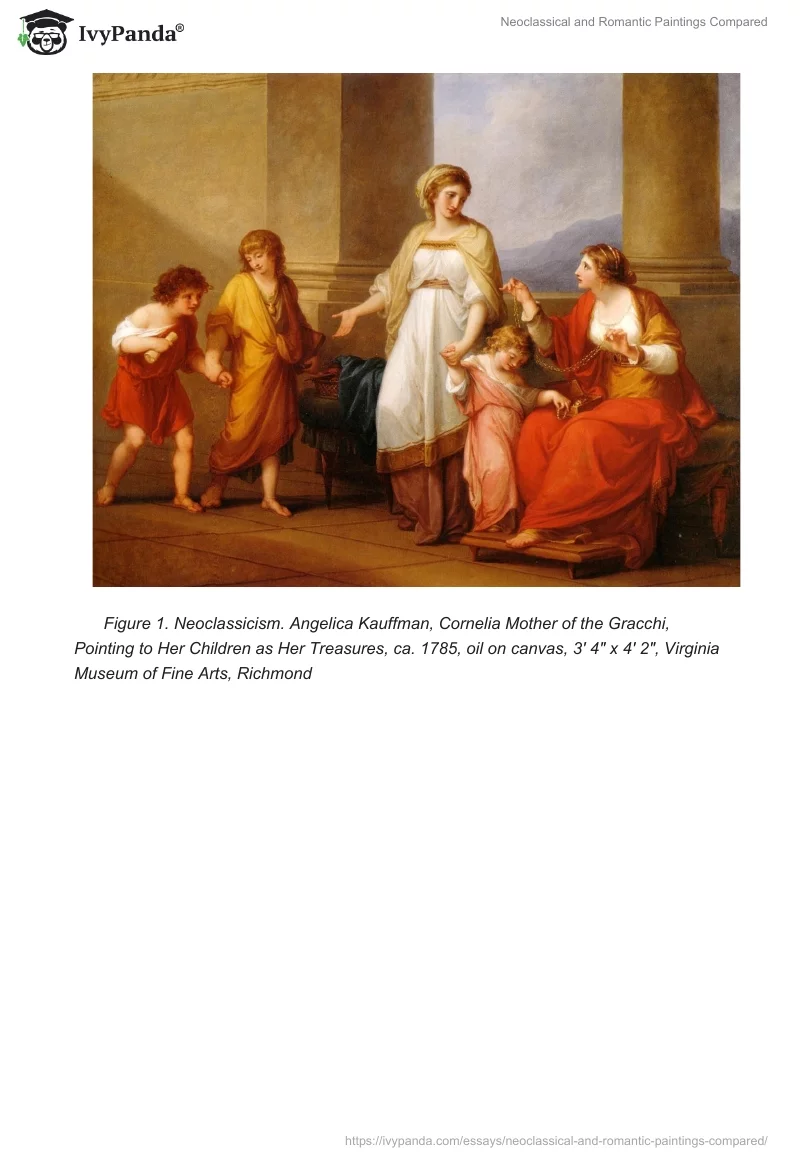 Neoclassical and Romantic Paintings Compared. Page 2