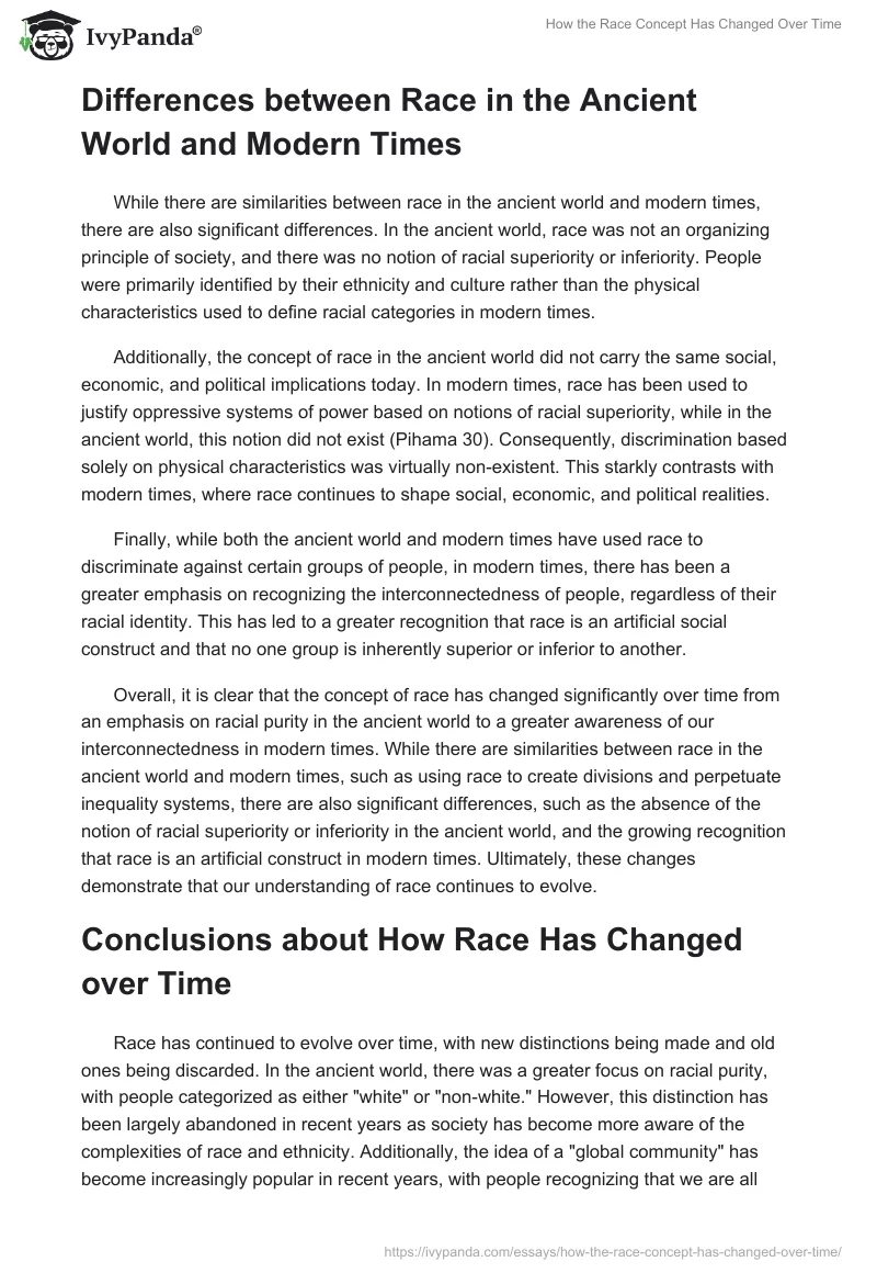 How the Race Concept Has Changed Over Time. Page 3