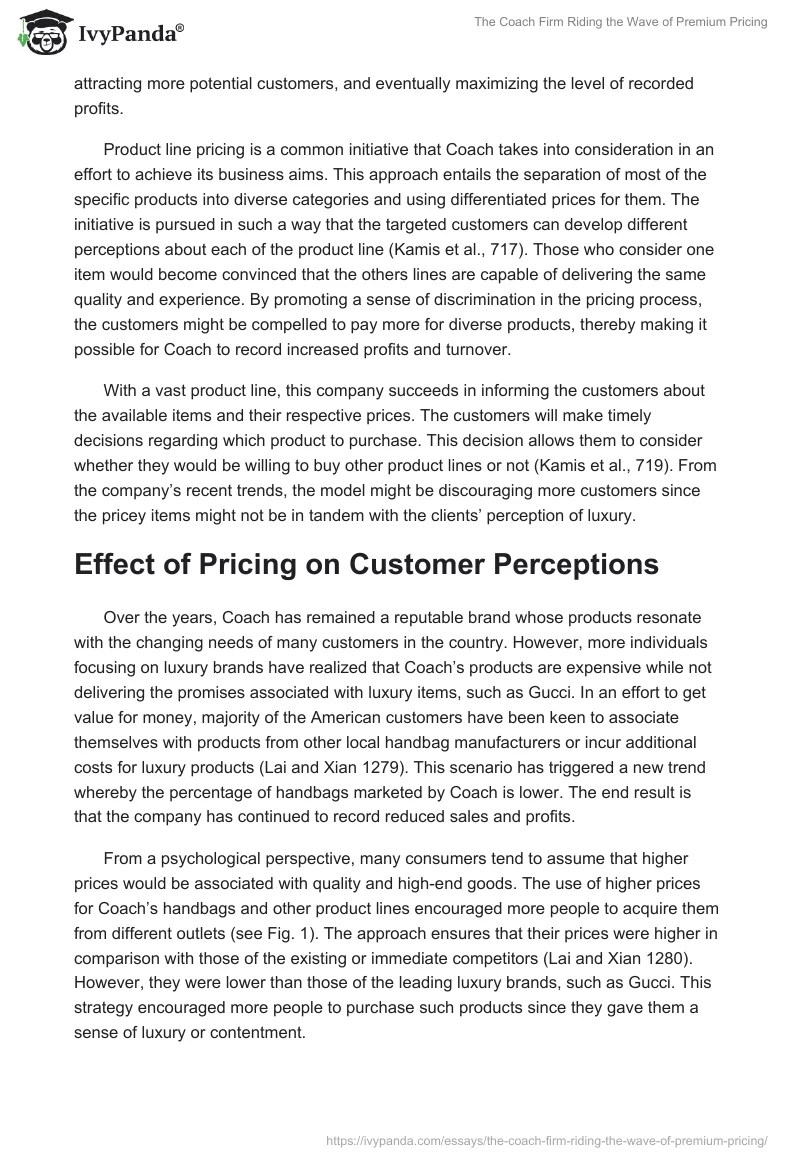 The Coach Firm Riding the Wave of Premium Pricing. Page 2
