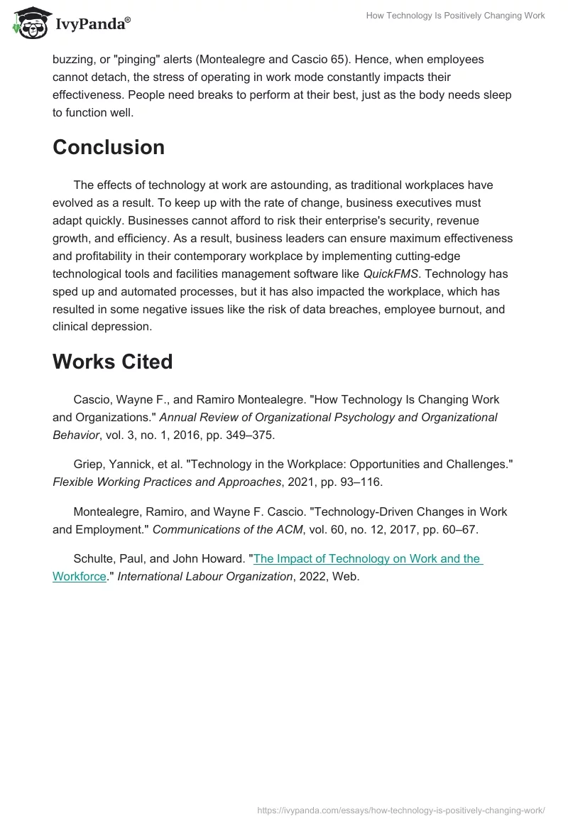 How Technology Is Positively Changing Work. Page 4