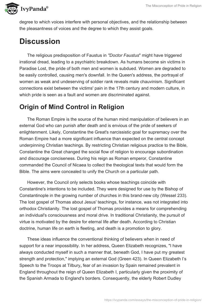 The Misconception of Pride in Religion. Page 4