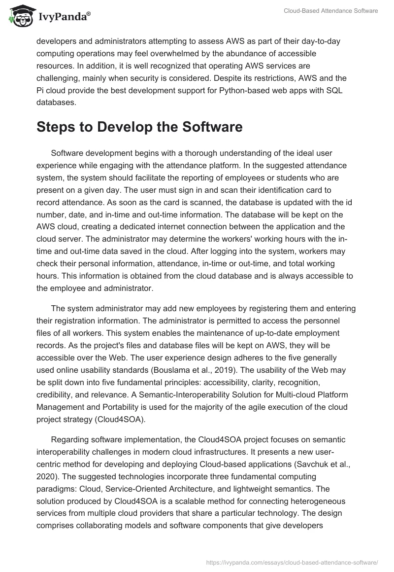 Cloud-Based Attendance Software. Page 3