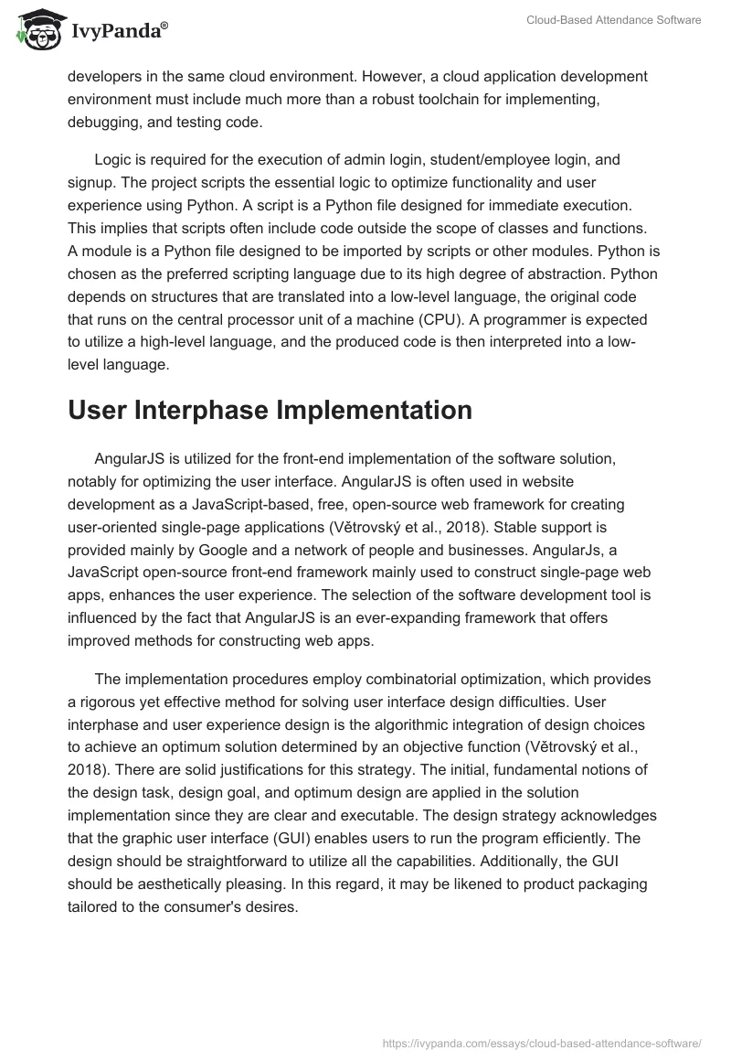 Cloud-Based Attendance Software. Page 5