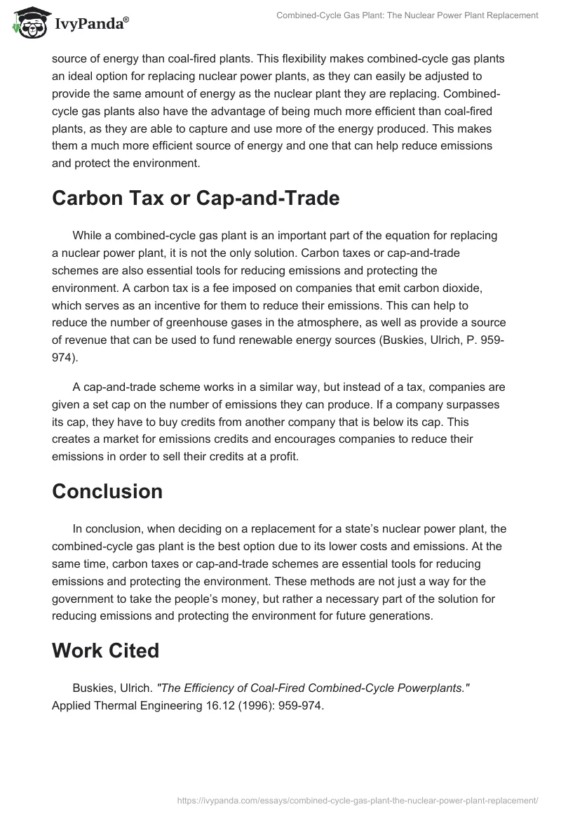 Combined-Cycle Gas Plant: The Nuclear Power Plant Replacement. Page 2