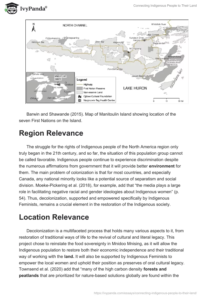 Connecting Indigenous People to Their Land. Page 2