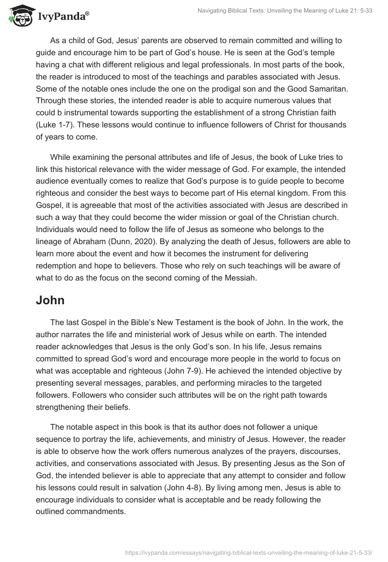 Navigating Biblical Texts: Unveiling the Meaning of Luke 21: 5-33. Page 3