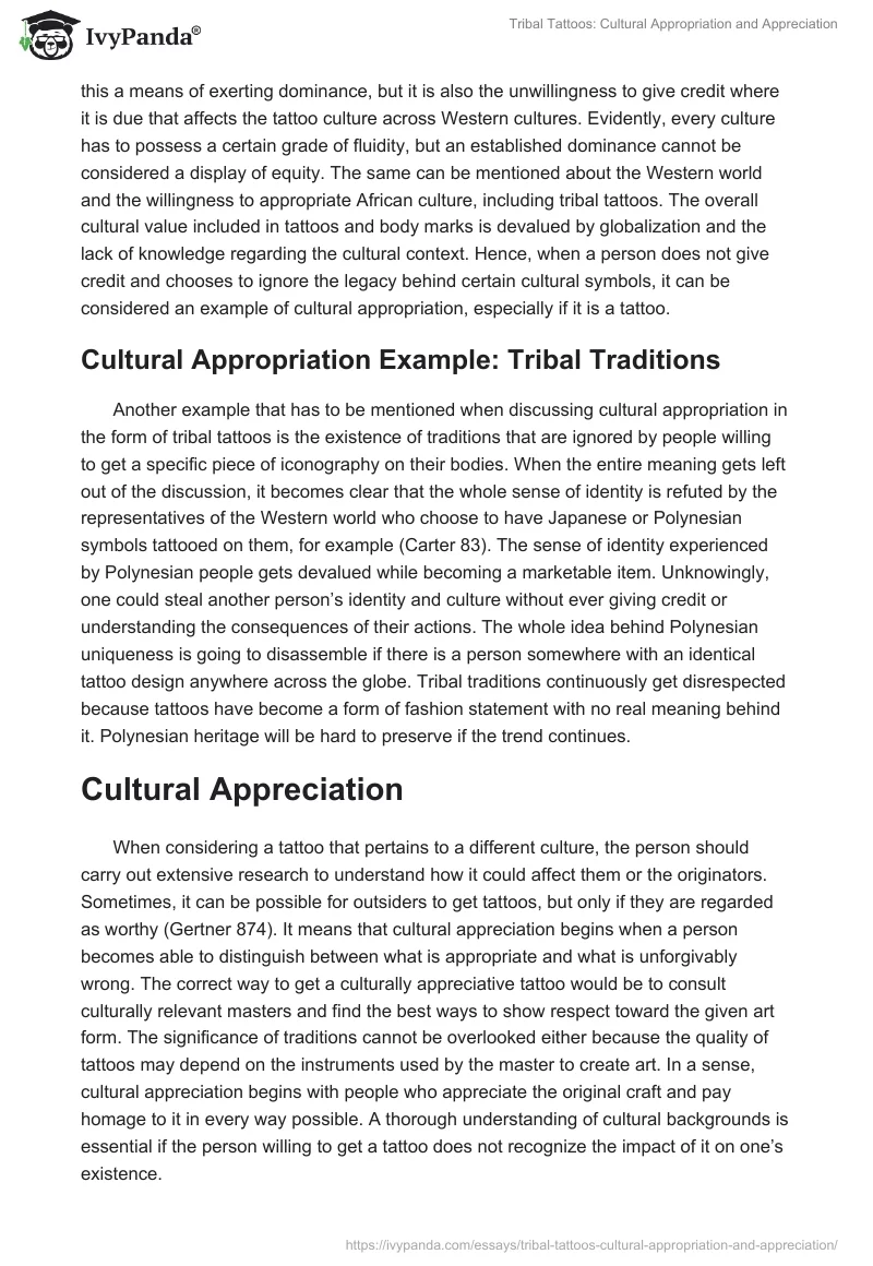 Tribal Tattoos: Cultural Appropriation and Appreciation. Page 3