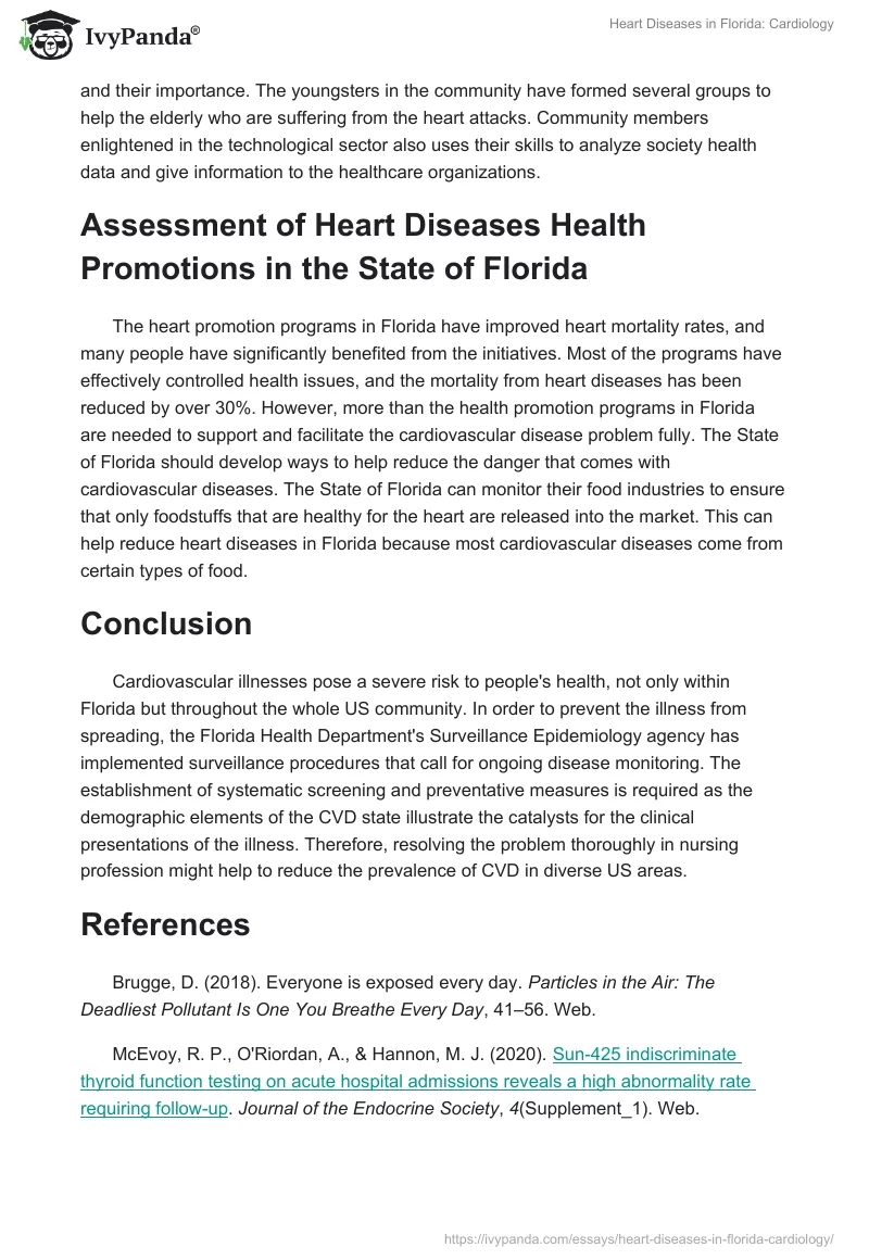 Heart Diseases in Florida: Cardiology. Page 3