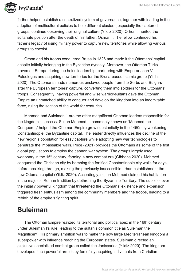 The Rise of the Ottoman Empire. Page 4