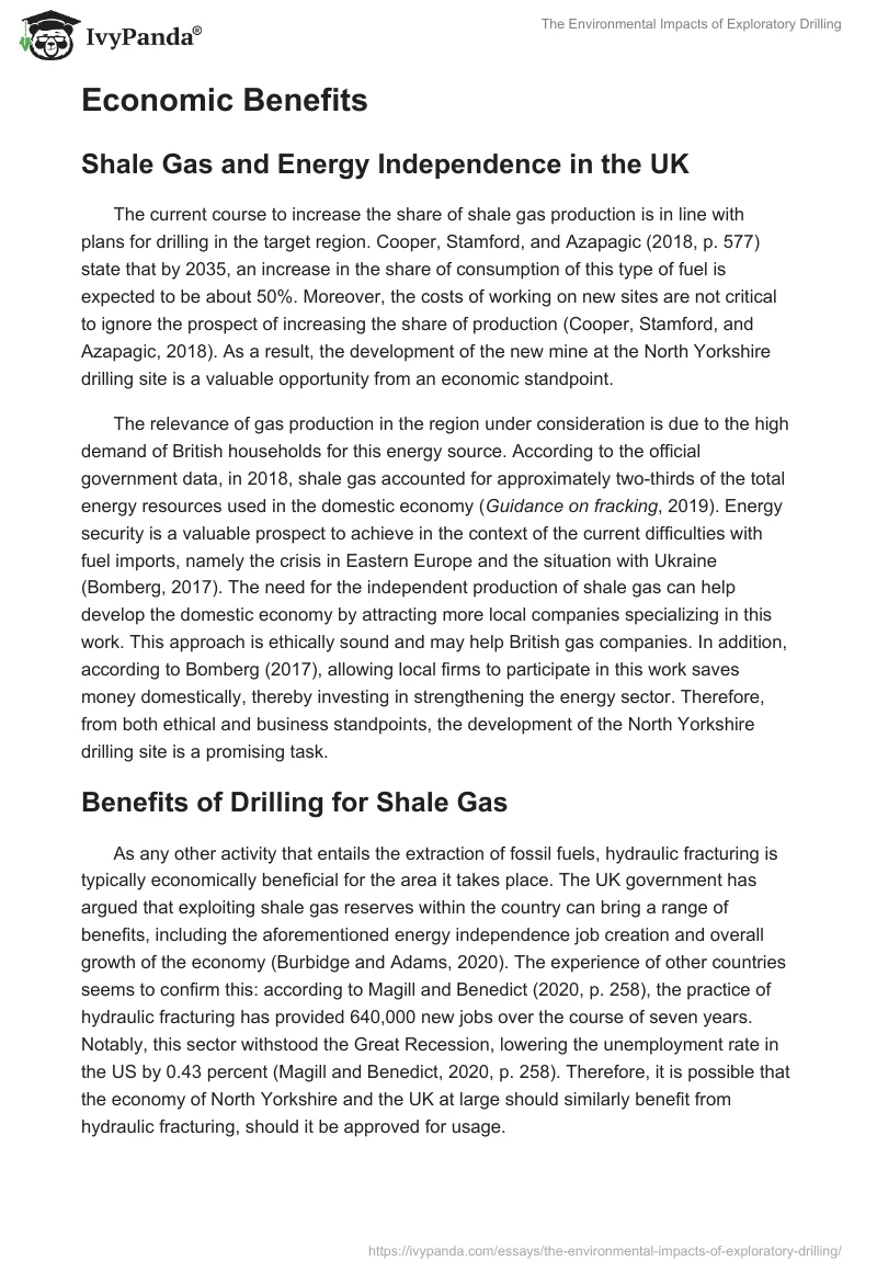 The Environmental Impacts of Exploratory Drilling. Page 3