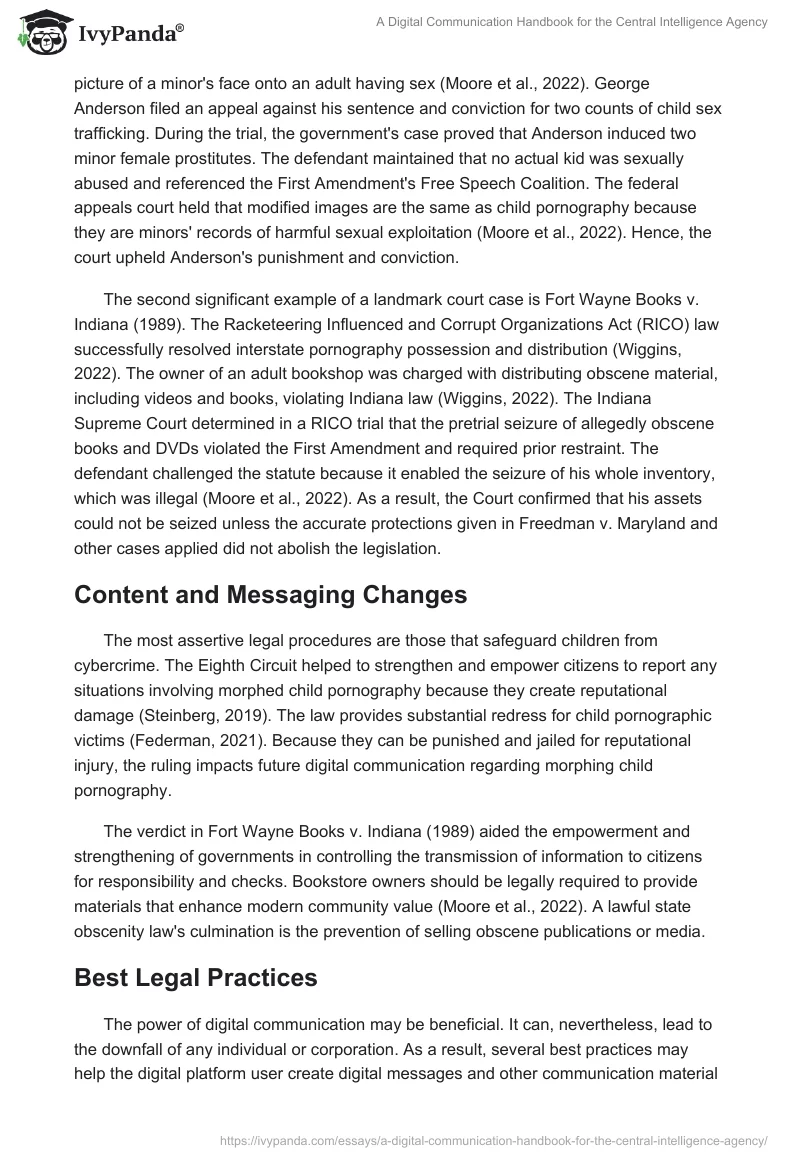 A Digital Communication Handbook for the Central Intelligence Agency. Page 2