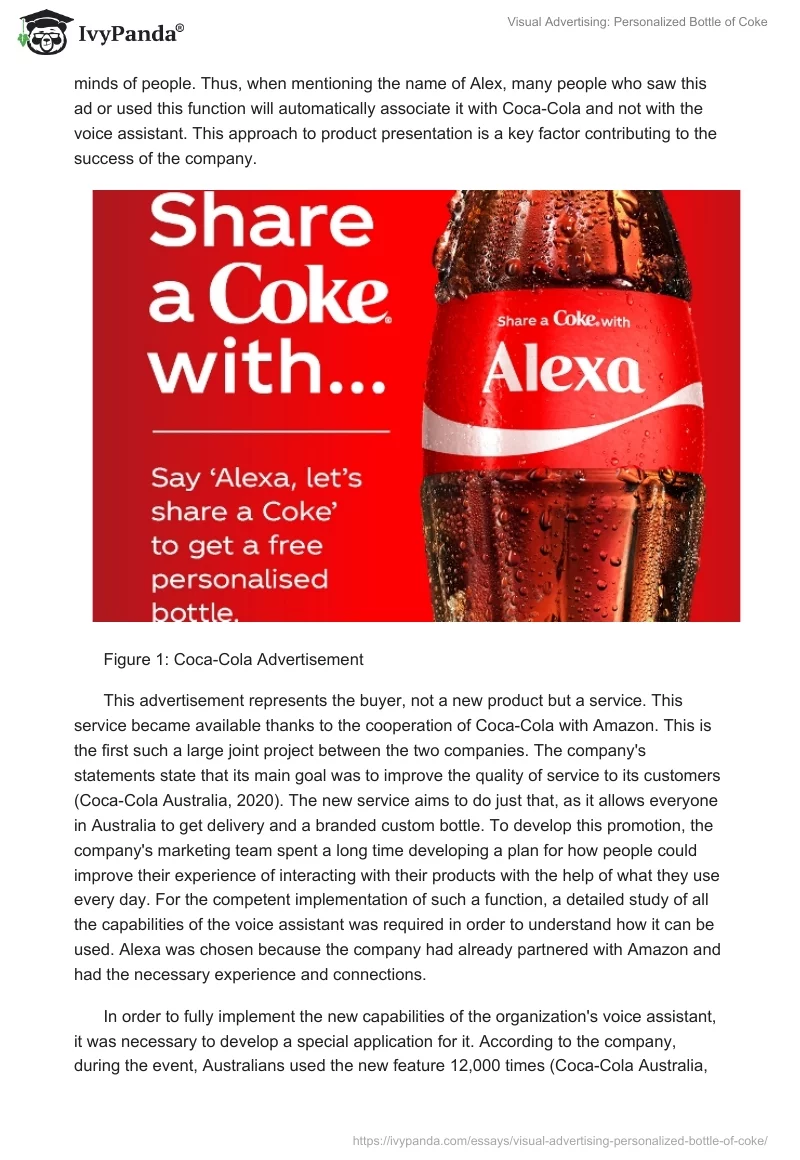 Visual Advertising: Personalized Bottle of Coke. Page 2