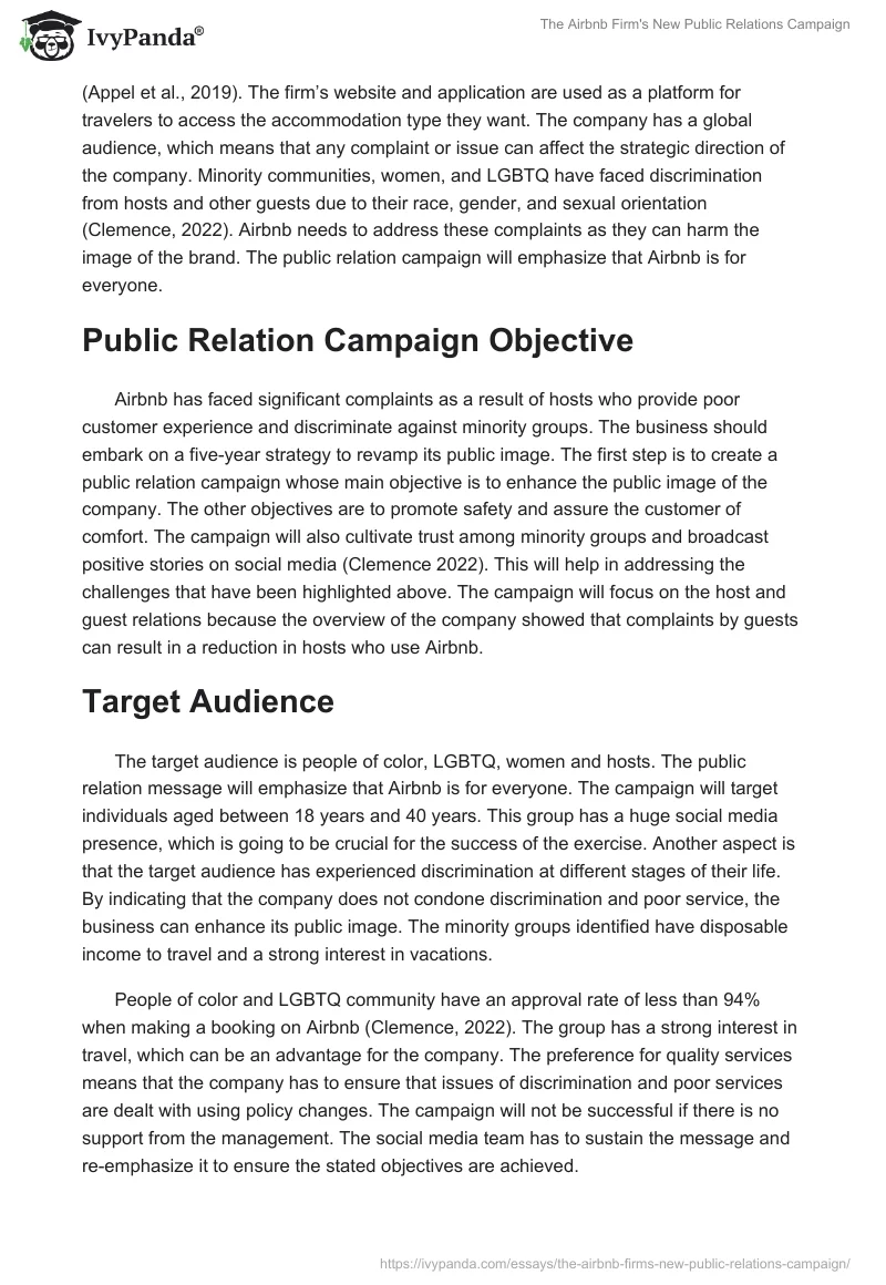 The Airbnb Firm's New Public Relations Campaign. Page 3