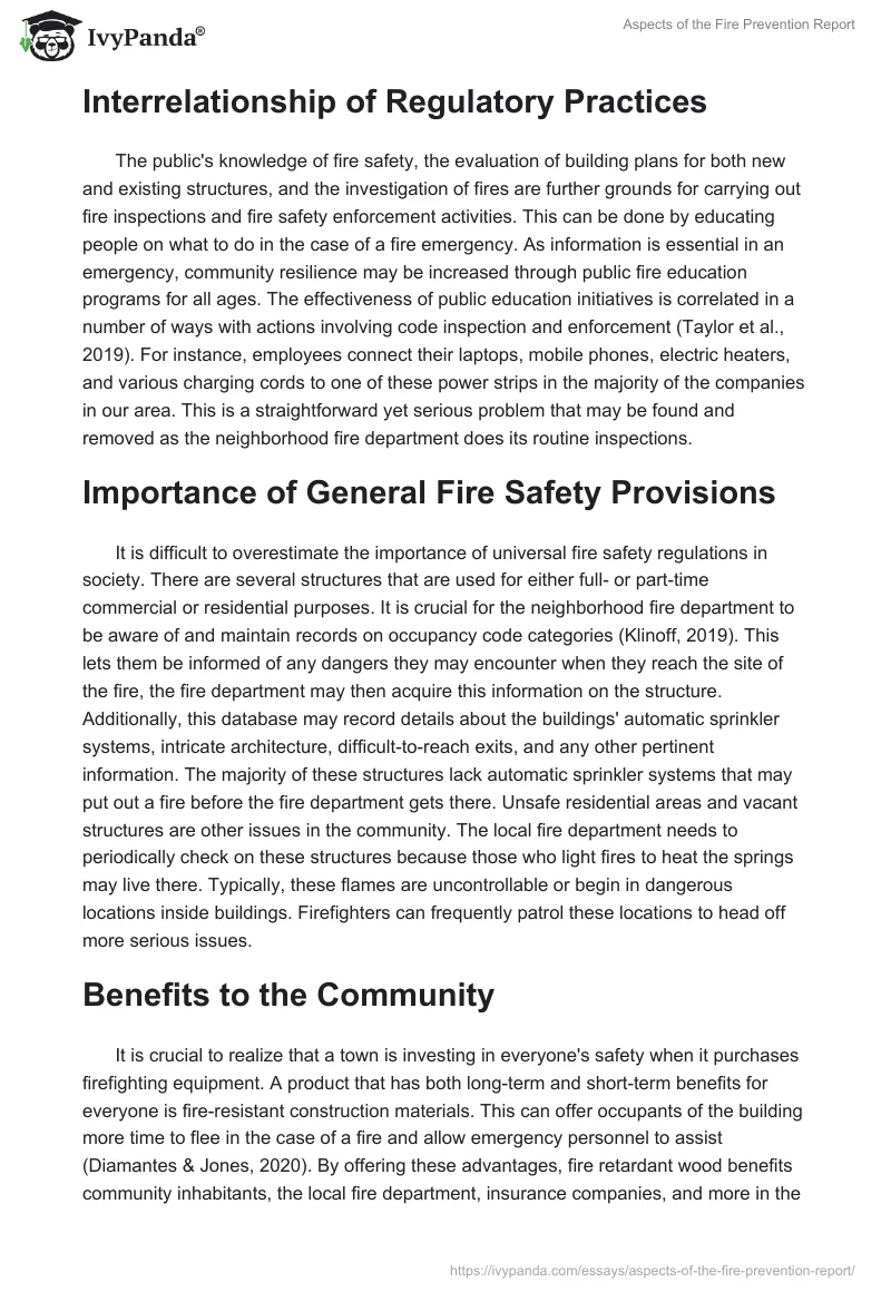 Principles of Fire Prevention and Safety: An Overview. Page 2