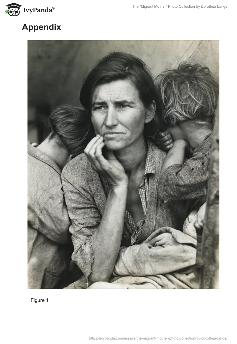 The “Migrant Mother” Photo Collection by Dorothea Lange. Page 4