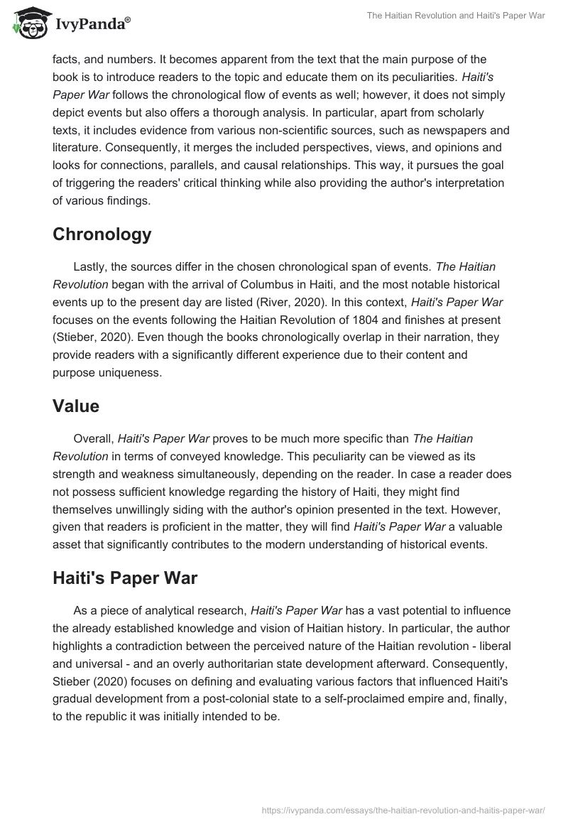 The Haitian Revolution and Haiti's Paper War. Page 2