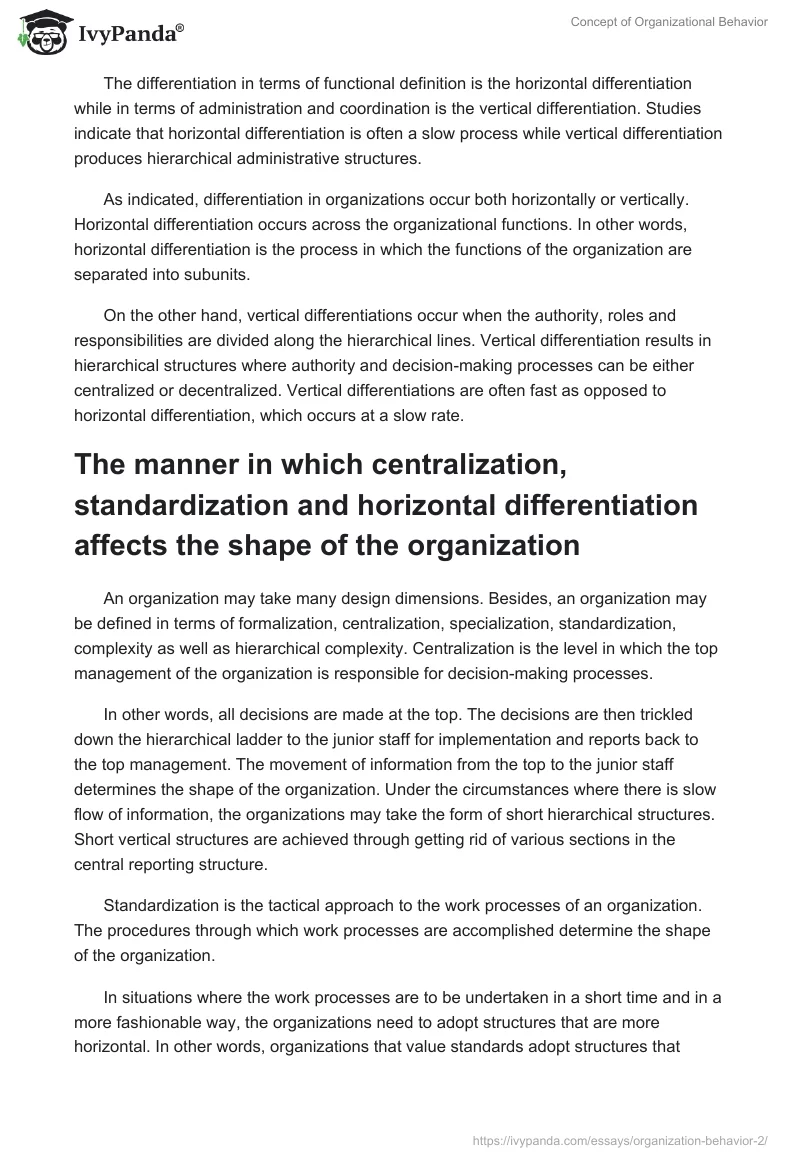 Concept of Organizational Behavior. Page 4