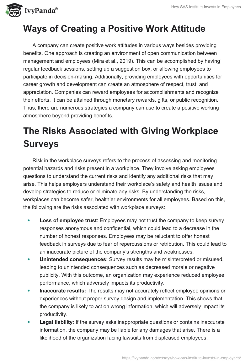 How SAS Institute Invests in Employees. Page 3