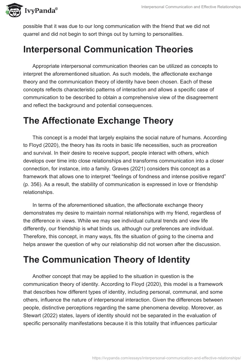 Interpersonal Communication and Effective Relationships. Page 2