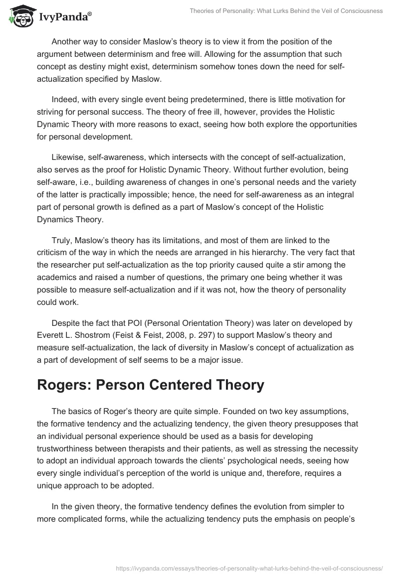 Theories of Personality: What Lurks Behind the Veil of Consciousness. Page 2