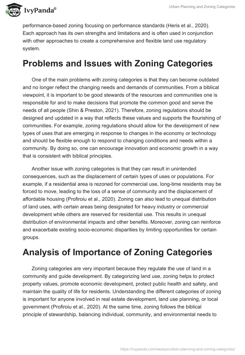 Urban Planning and Zoning Categories. Page 3