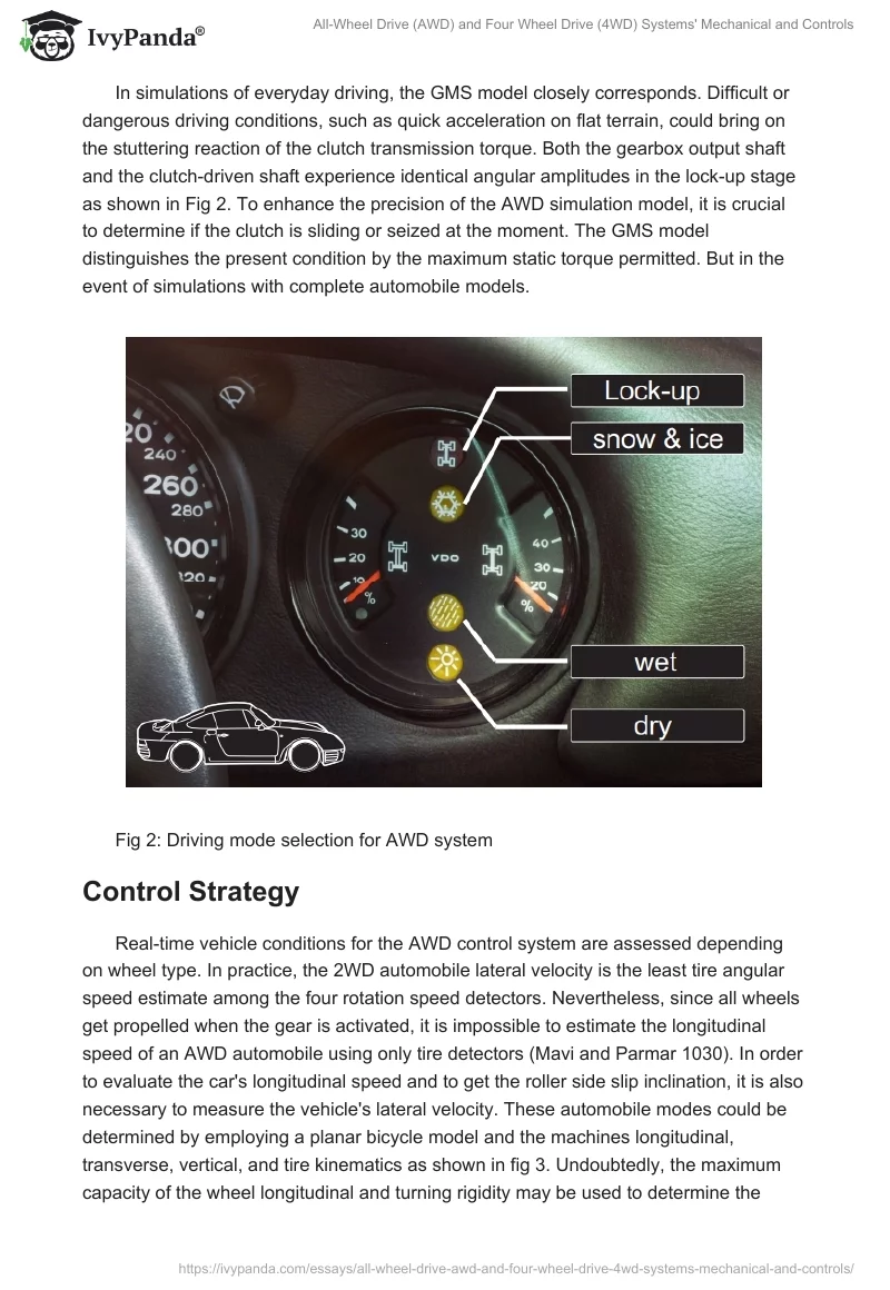 All-Wheel Drive (AWD) and Four Wheel Drive (4WD) Systems' Mechanical and Controls. Page 5