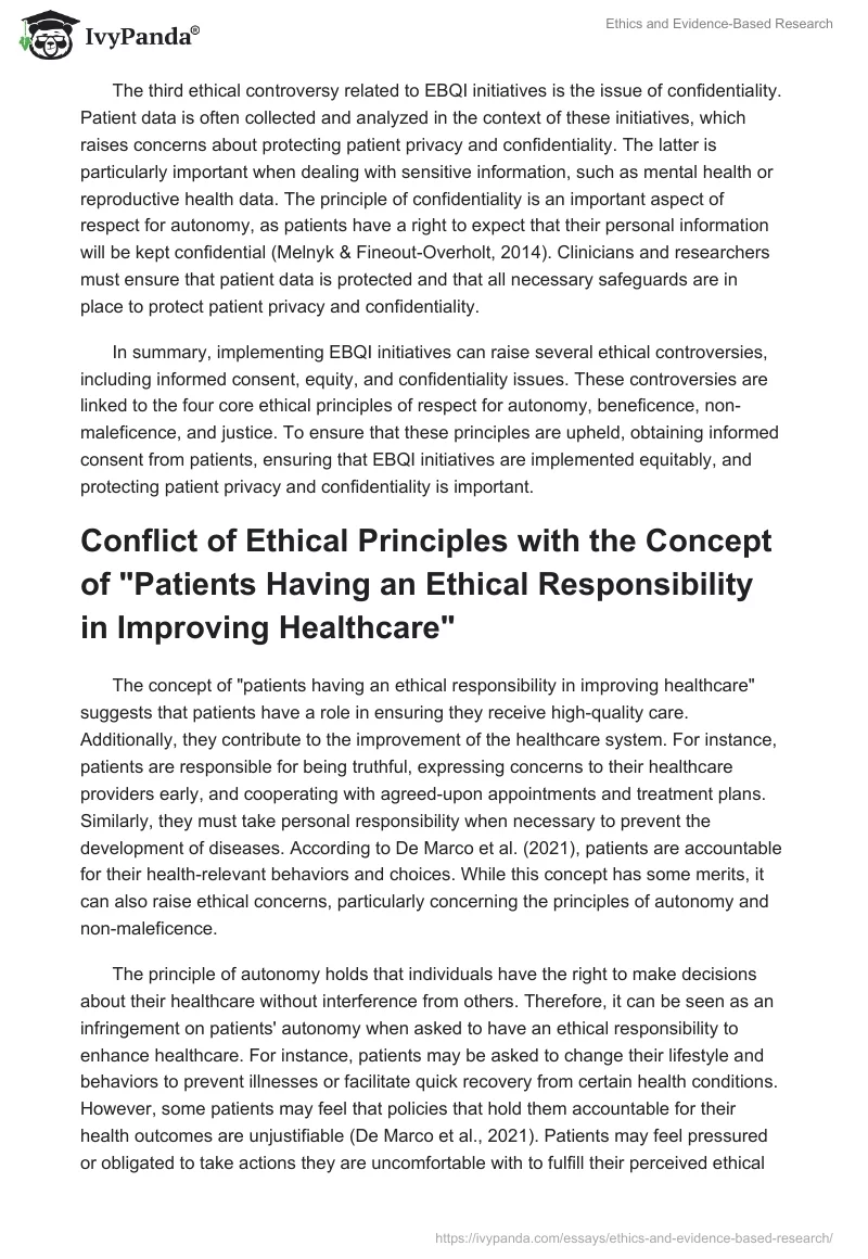 Ethics and Evidence-Based Research. Page 3