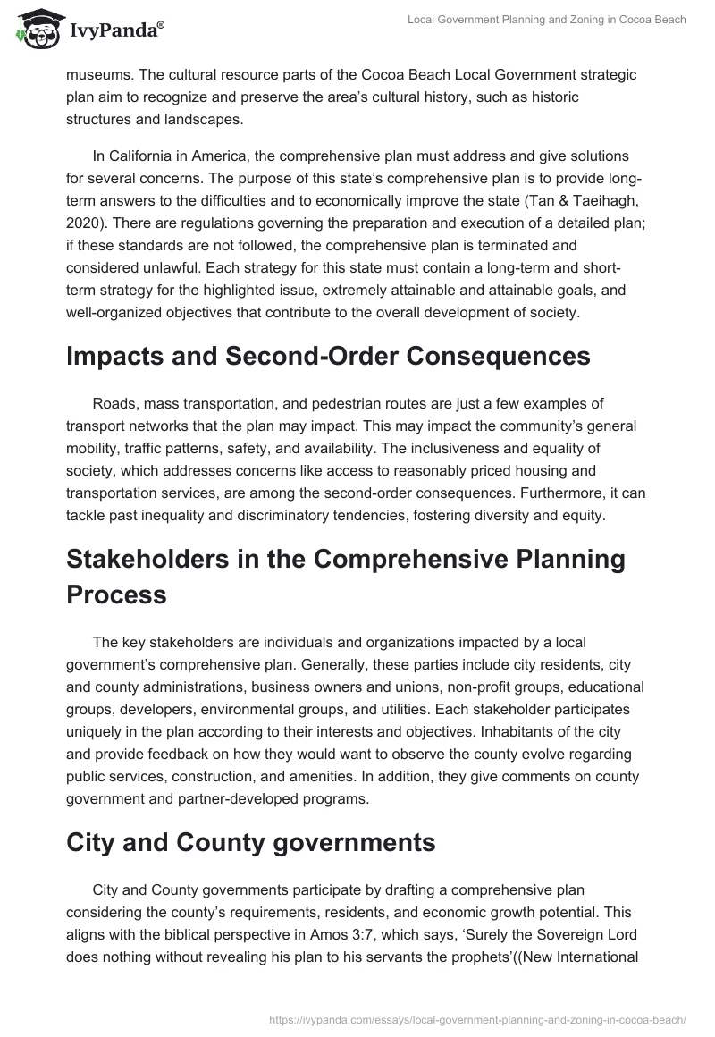 Local Government Planning and Zoning in Cocoa Beach. Page 4