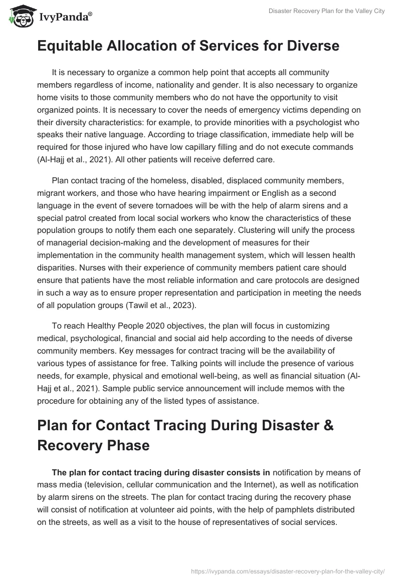 Disaster Recovery Plan for the Valley City. Page 3