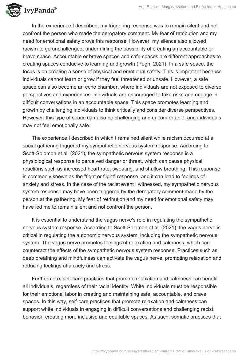 Anti-Racism: Marginalization and Exclusion in Healthcare. Page 3