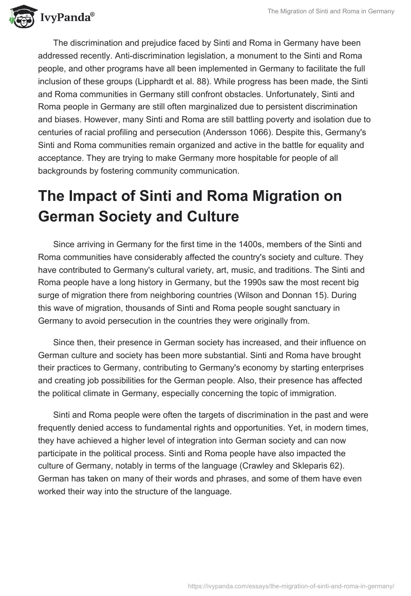 The Migration of Sinti and Roma in Germany. Page 4