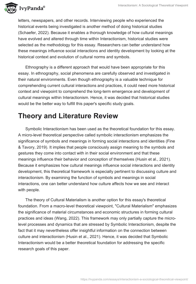 Interactionism: A Sociological Theoretical Viewpoint. Page 3