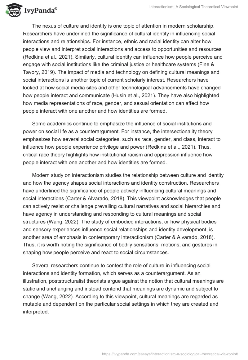 Interactionism: A Sociological Theoretical Viewpoint. Page 4