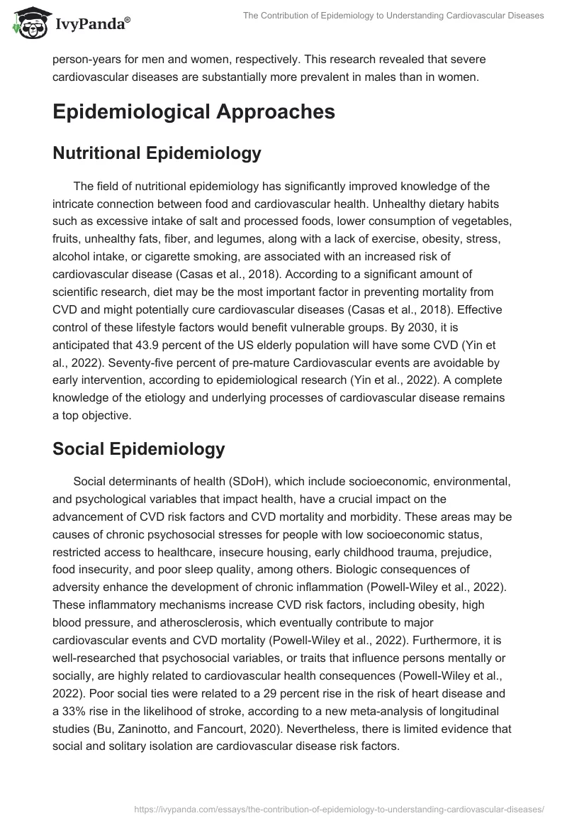 The Contribution of Epidemiology to Understanding Cardiovascular Diseases. Page 3