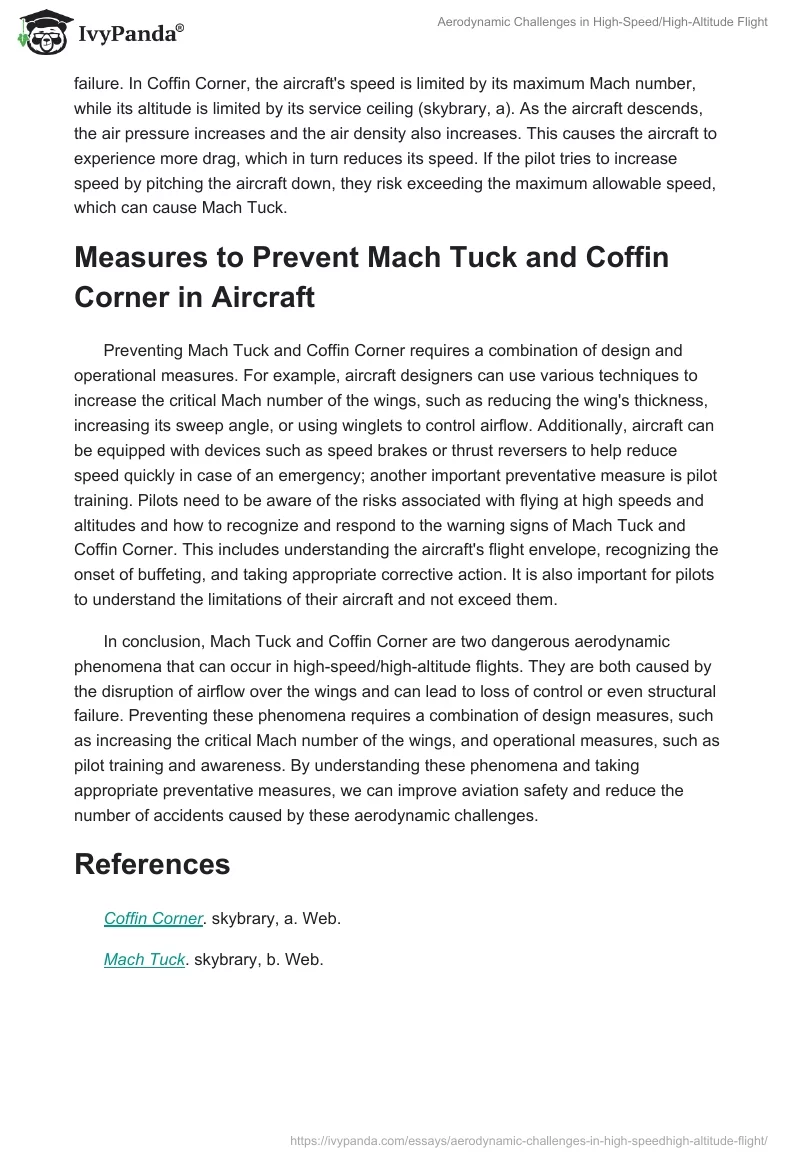 Aerodynamic Challenges in High-Speed/High-Altitude Flight. Page 2